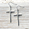 Cross earrings religious handmade jewelry