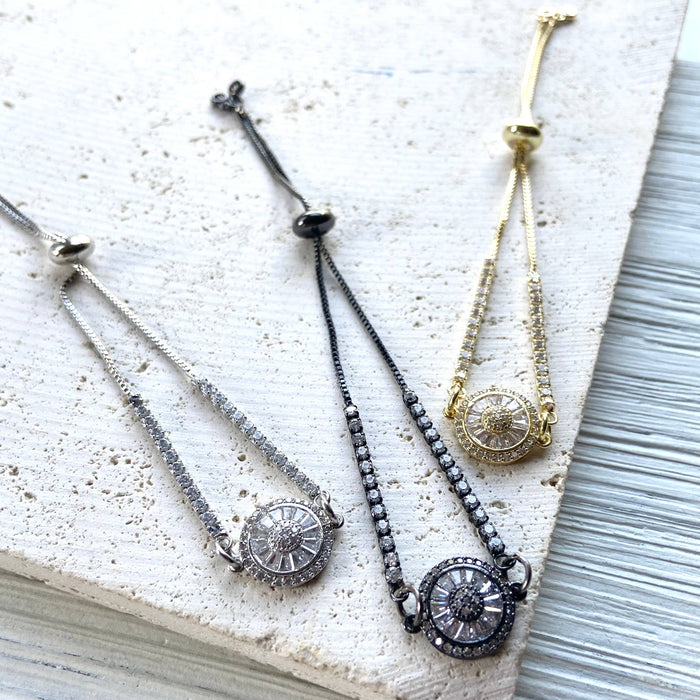VB&Co. Minimalist Crystal Necklace main image 0