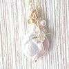 Fresh water pearl drop necklace celestial best seller