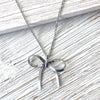 Bow necklace slip knot trendy jewelry