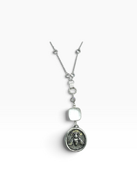 Queen bee necklace boutique salon bee jewelry designer