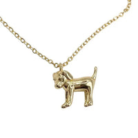 Dog necklace dainty jewelry gold necklace