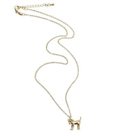 Dog necklace dainty jewelry gold necklace