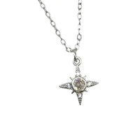 Star necklace dainty jewelry crystal gold necklace