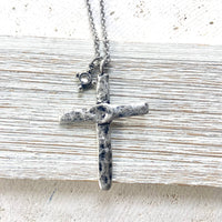 Cross religious necklaces statement non tarnishing jewelry