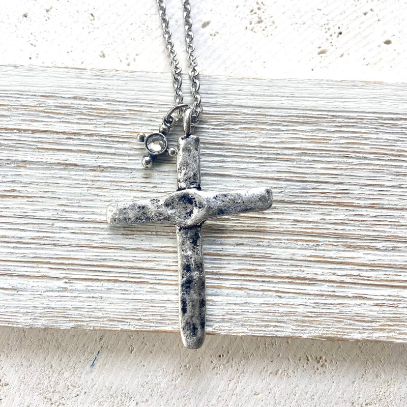 Cross religious necklaces statement non tarnishing jewelry